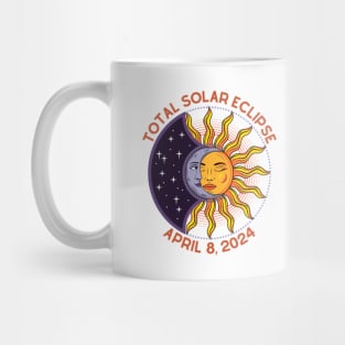 Total Solar Eclipse April 8, 2024 Celestial Sun Moon Mug